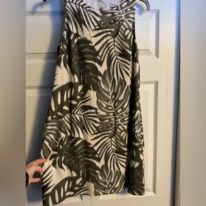 Tommy Bahama size small palm leave dress